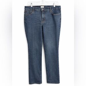 Bootcut Stretch Denim Jeans Womens 16P Petite Medium Wash Classic Fit